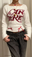 Red Artist Sweater
